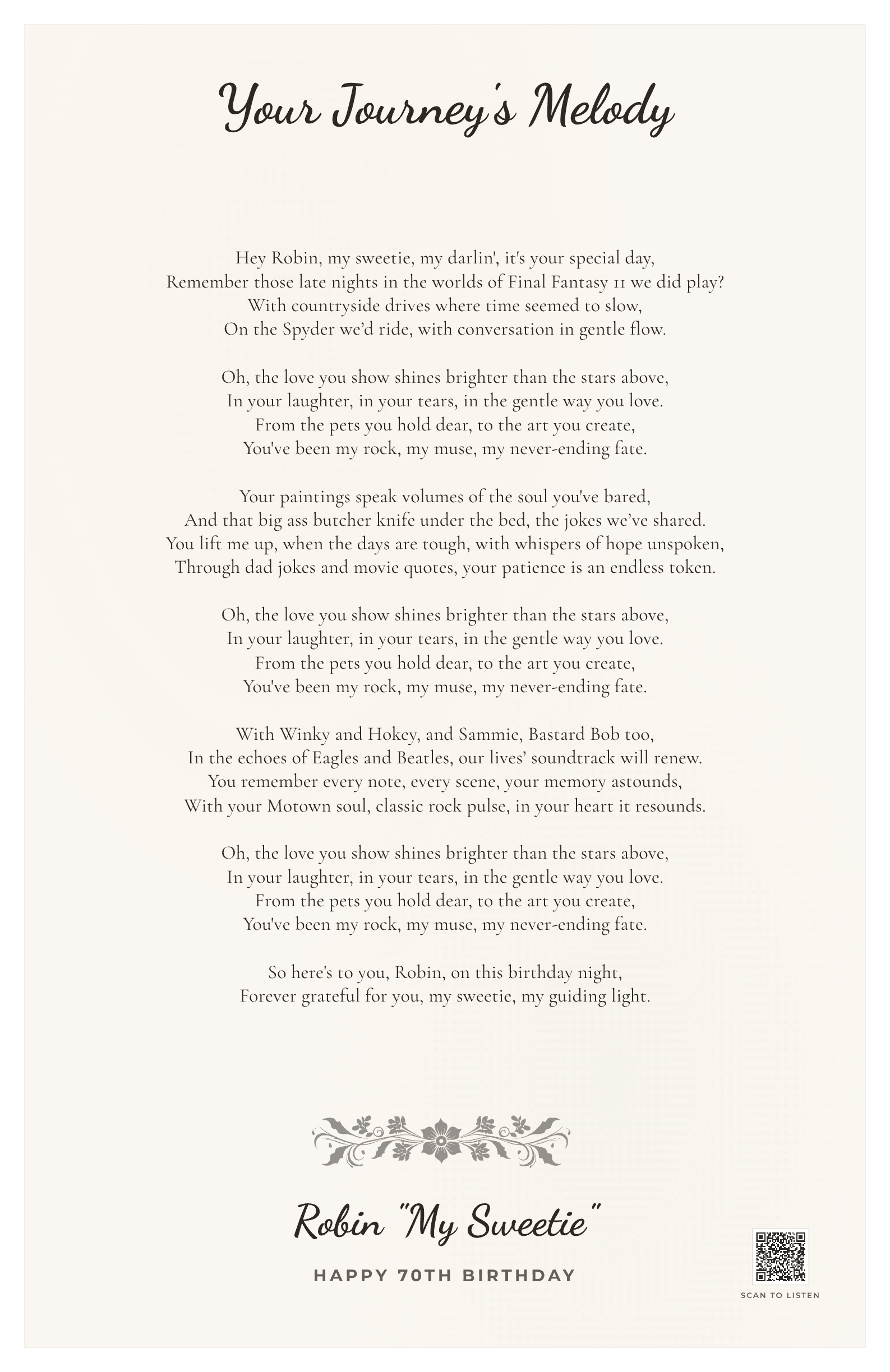 Our Journey's Melody