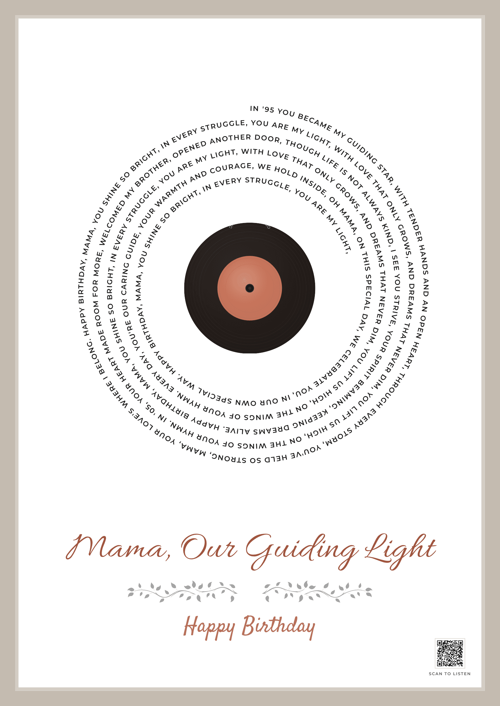 Mama, Our Guiding Light